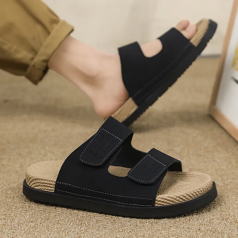 NANJIREN Odor Resistant Slide Slippers Men's-11