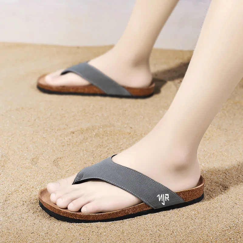 NANJIREN Abrasion Resistant Flip Flops Men's-1