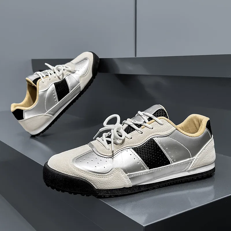 NANJIREN Slip Resistant Cushioning Abrasion Resistant Lightweight Breathable Low Top Skateboard Shoes Men's-7
