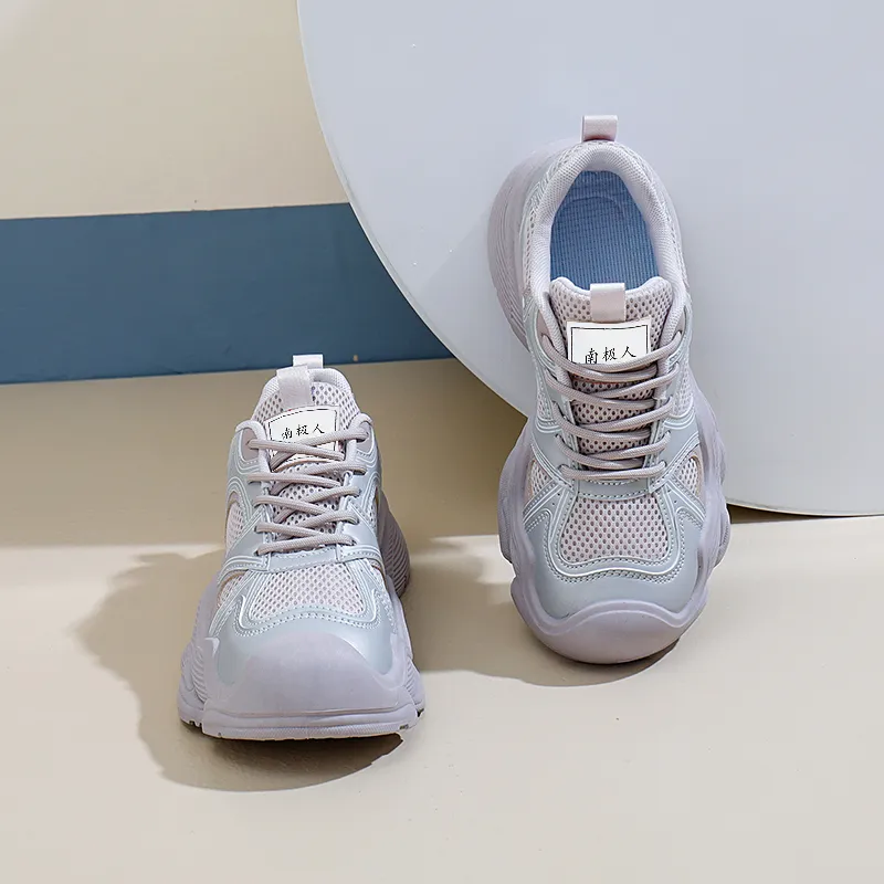 NANJIREN Cushioning Wear Resistant Low Top Chunky Sneakers Women's-6