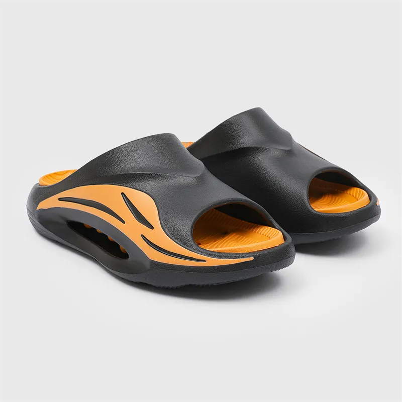 NANJIREN Slide Slippers Unisex Black White/White Black/White Green/White Orange/Black Orange/Black Purple-23