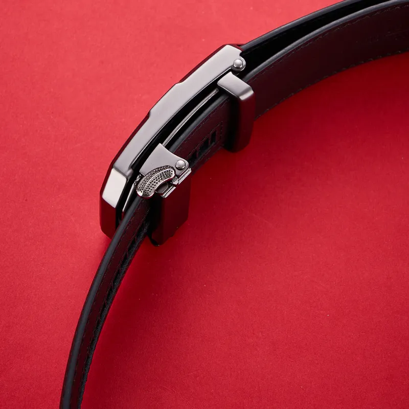 Maserati Cow Leather Belts Men's 3.5cm-2