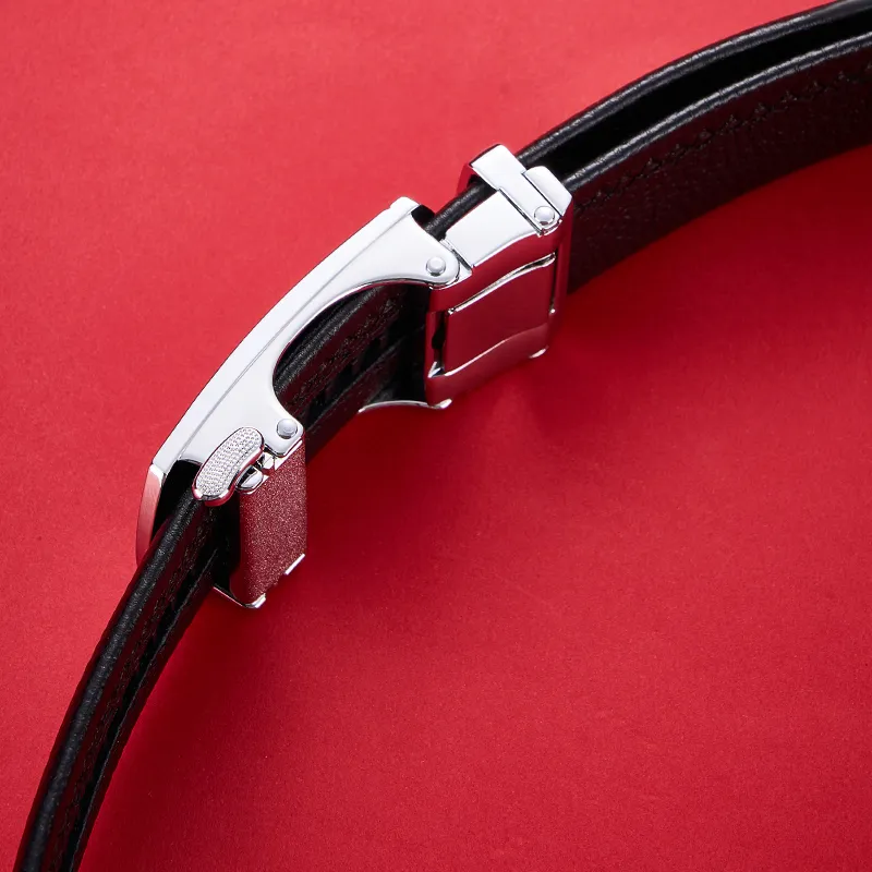 Maserati Cow Leather Belts Men's 3.5cm-13