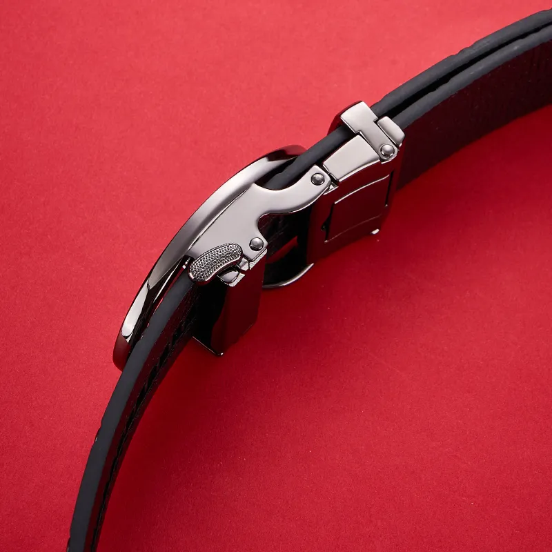 Maserati Cow Leather Belts Men's 3.5cm-2