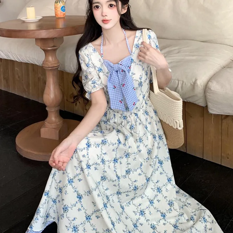 Mu Xiao Xin Short Sleeved Dress Women's-21