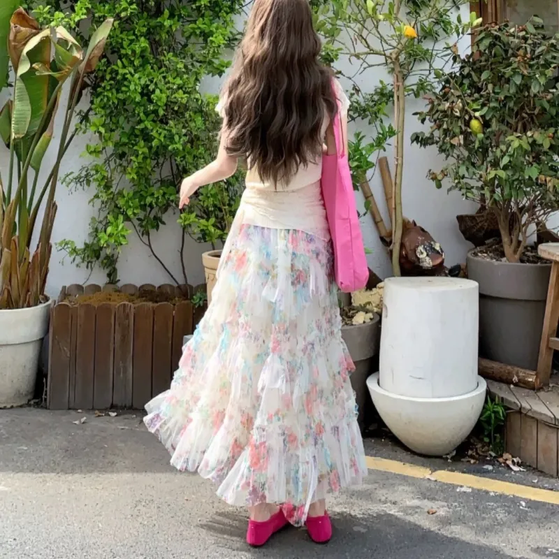 Mu Xiao Xin Two Piece Skirt Sets Women's-3