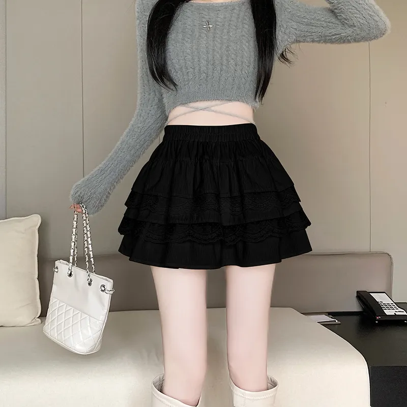 Mu Xiao Xin Casual Short Skirts Women's-8