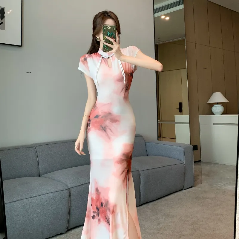 Mu Xiao Xin Short Sleeved Dress Women's-4