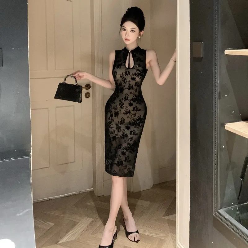 Mu Xiao Xin Sleeveless Dress Women's-1