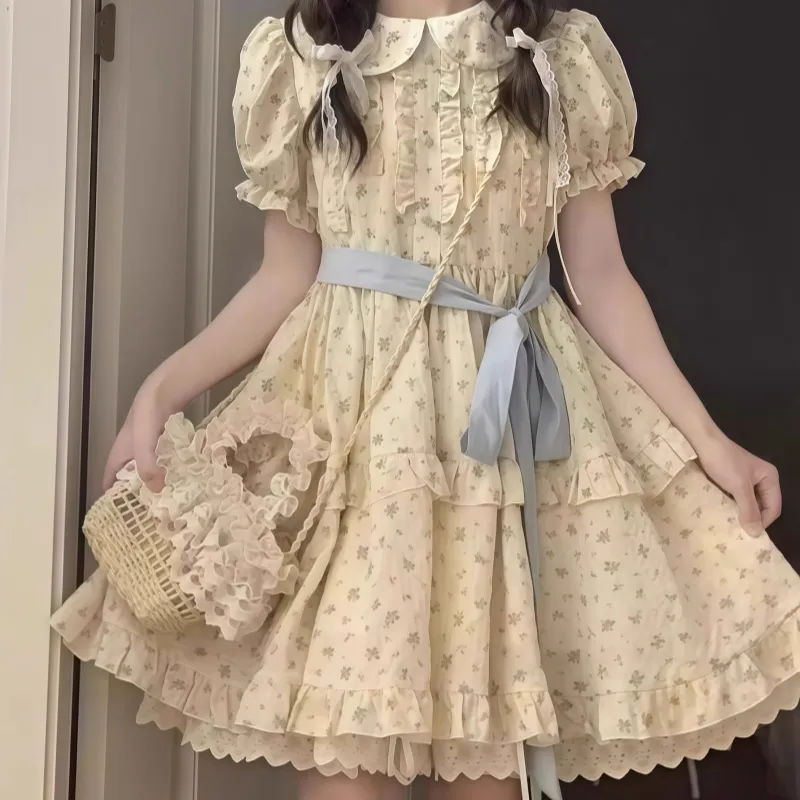 Mu Xiao Xin Short Sleeved Dress Women's-6