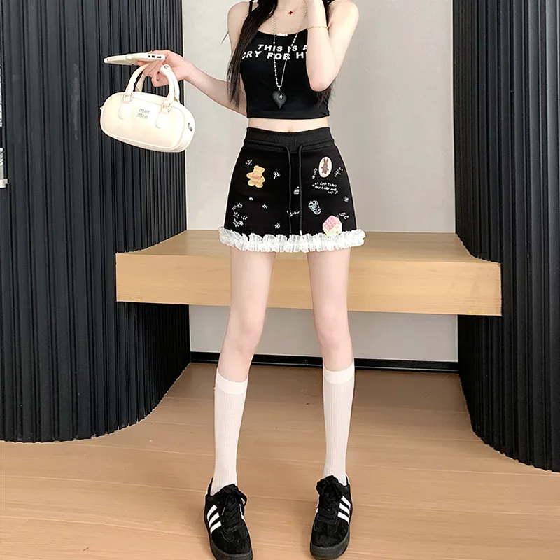 Mu Xiao Xin Casual Short Skirts Women's-20