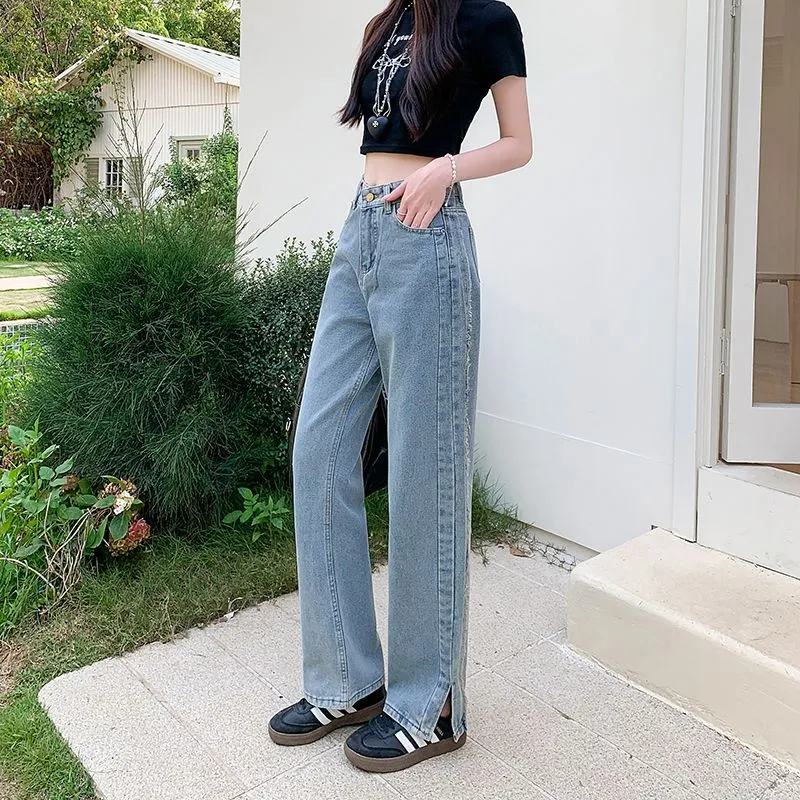 Mu Xiao Xin Jeans Women's Blue-3