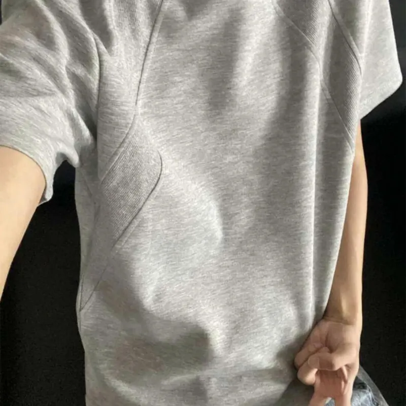 Mu Xiao Xin Drop Shoulder Sleeve T Shirt Women's-2