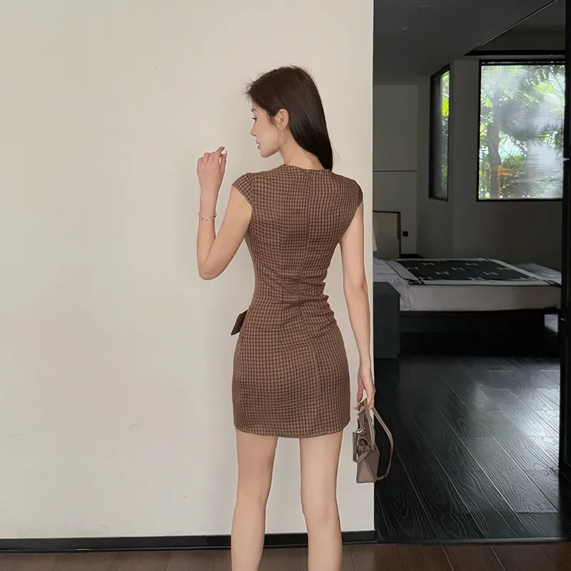 Mu Xiao Xin Short Sleeved Dress Women's-1