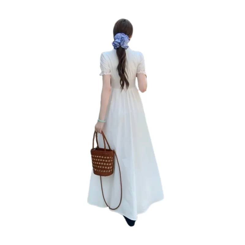 Mu Xiao Xin Short Sleeved Dress Women's-1