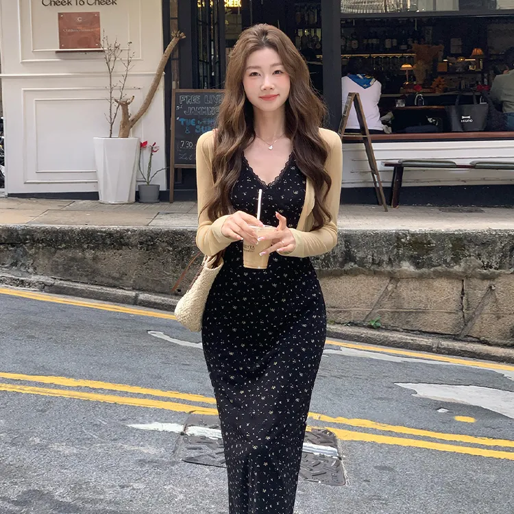 Mu Xiao Xin Two Piece Skirt Sets Women's-5
