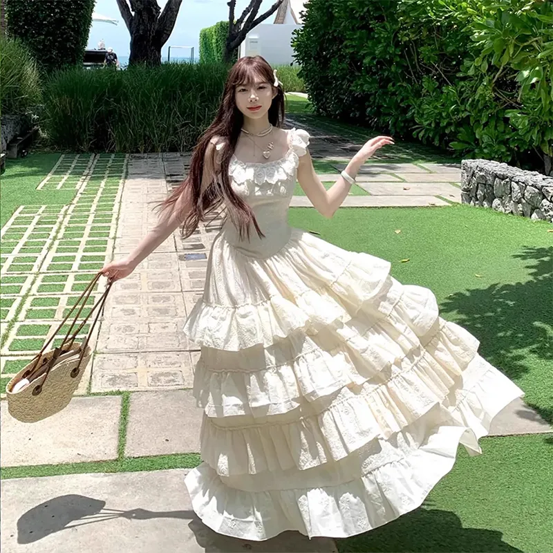 Mu Xiao Xin Sleeveless Dress Women's-2