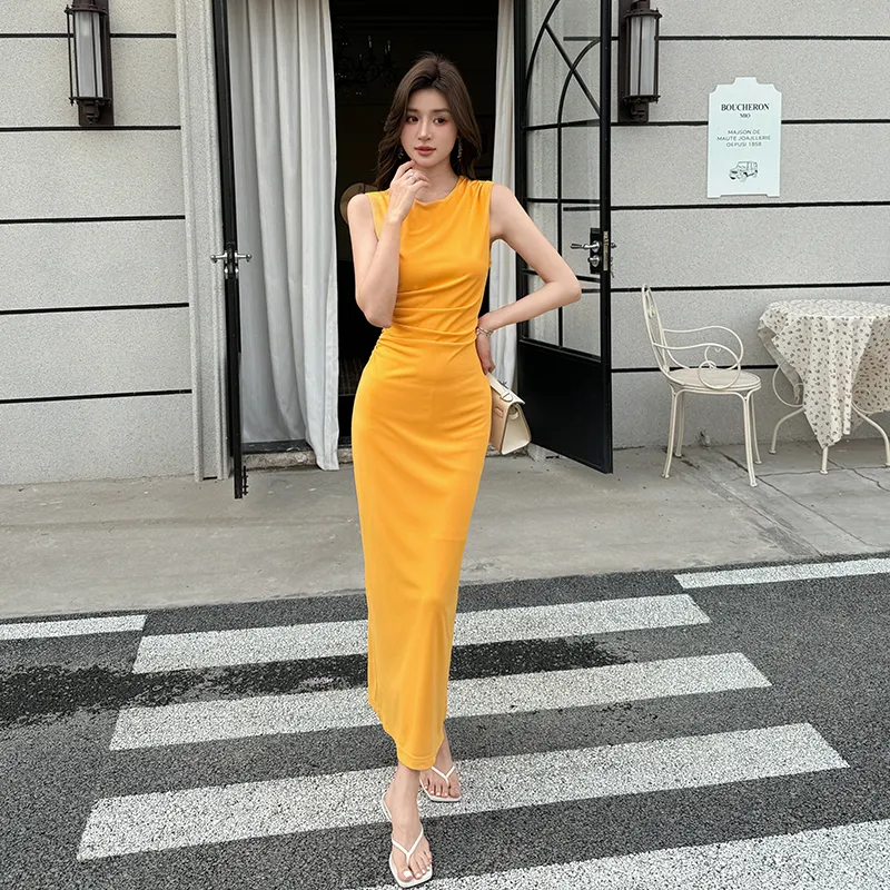 Mu Xiao Xin Sleeveless Dress Women's-3