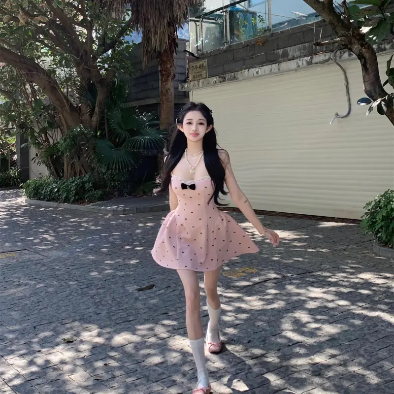 Mu Xiao Xin Slip Dresses Women's-3