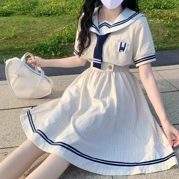 Mu Xiao Xin Short Sleeved Dress Women's-5
