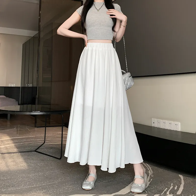 Mu Xiao Xin Casual Long Skirt Women's-1