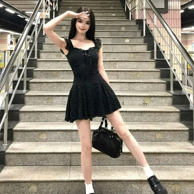 Mu Xiao Xin Short Sleeved Dress Women's-5