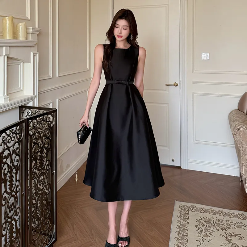 Mu Xiao Xin Sleeveless Dress Women's-5