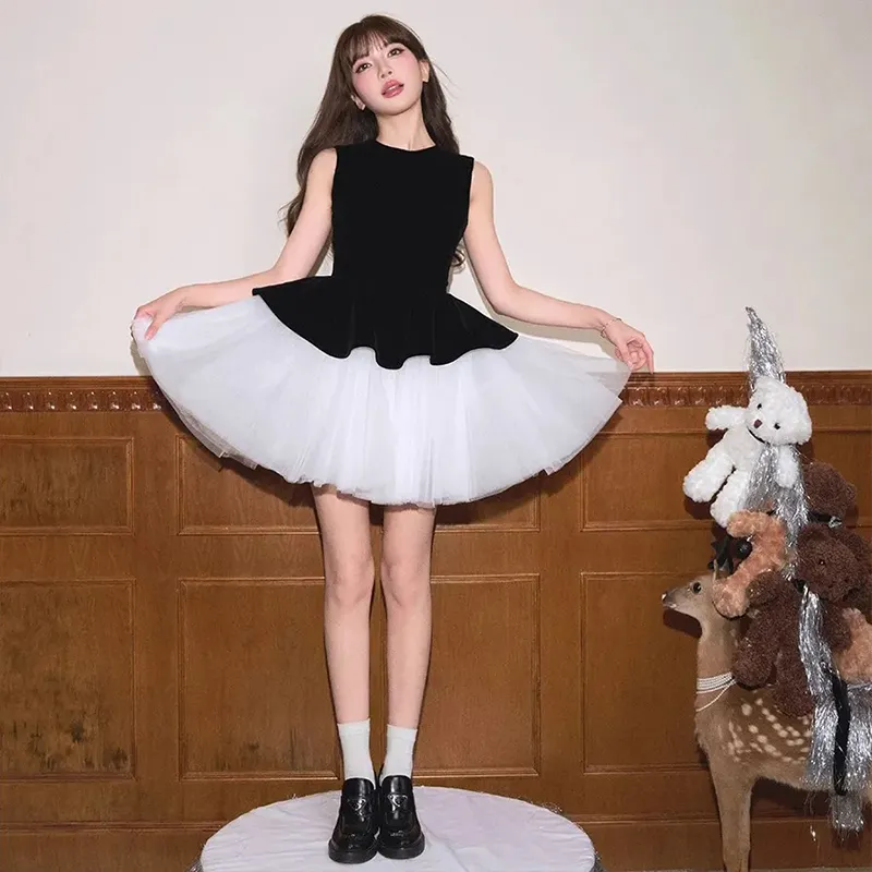 Mu Xiao Xin Sleeveless Dress Women's-5