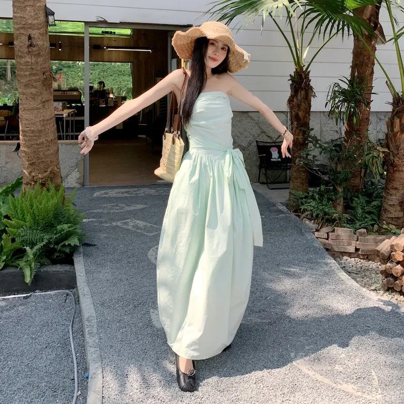 Mu Xiao Xin Sleeveless Dress Women's-2