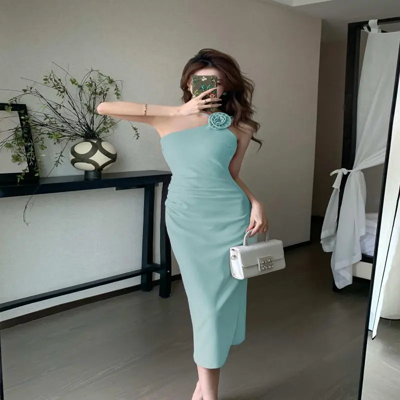 Mu Xiao Xin Slip Dresses Women's-7
