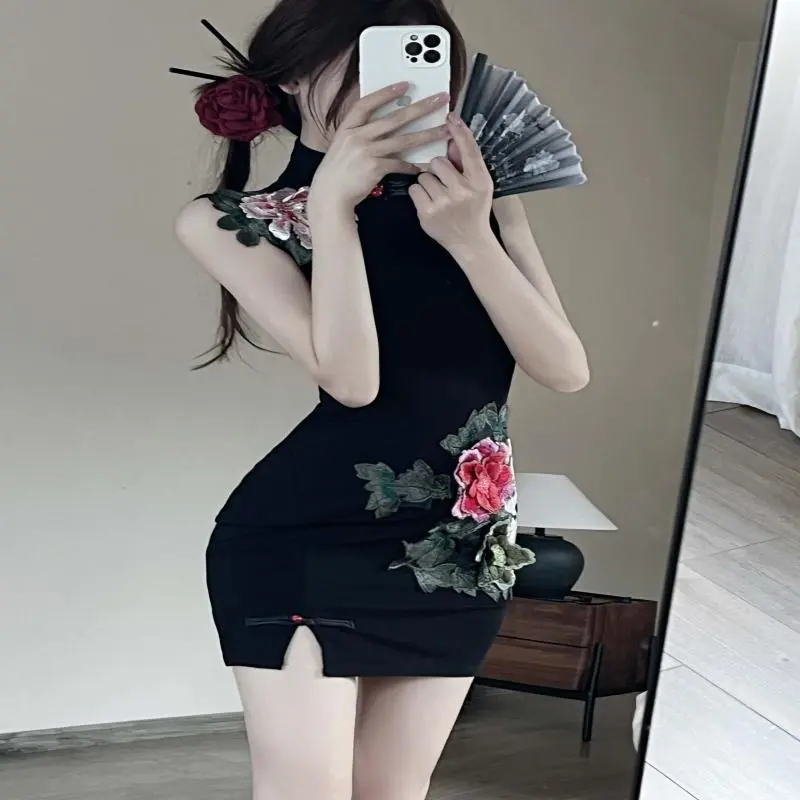 Mu Xiao Xin Sleeveless Dress Women's-3