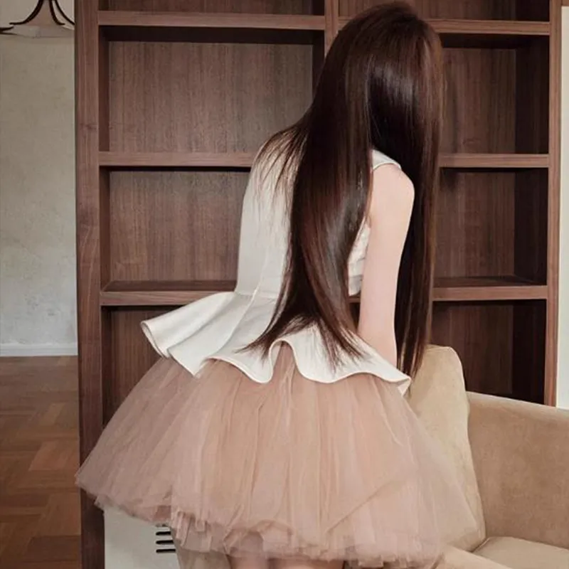 Mu Xiao Xin Sleeveless Dress Women's-15