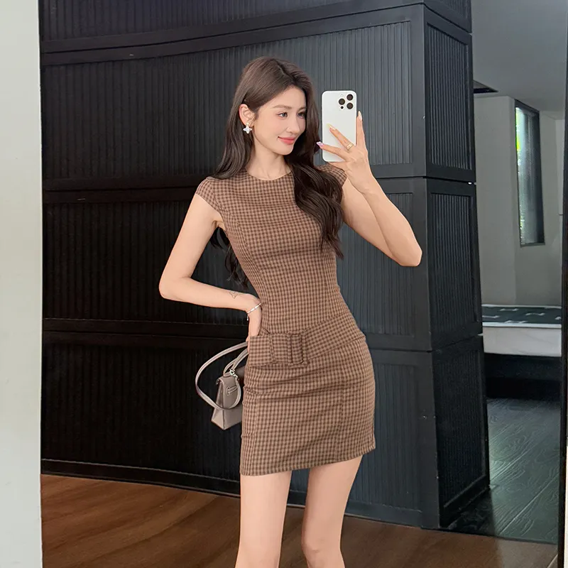 Mu Xiao Xin Short Sleeved Dress Women's-4