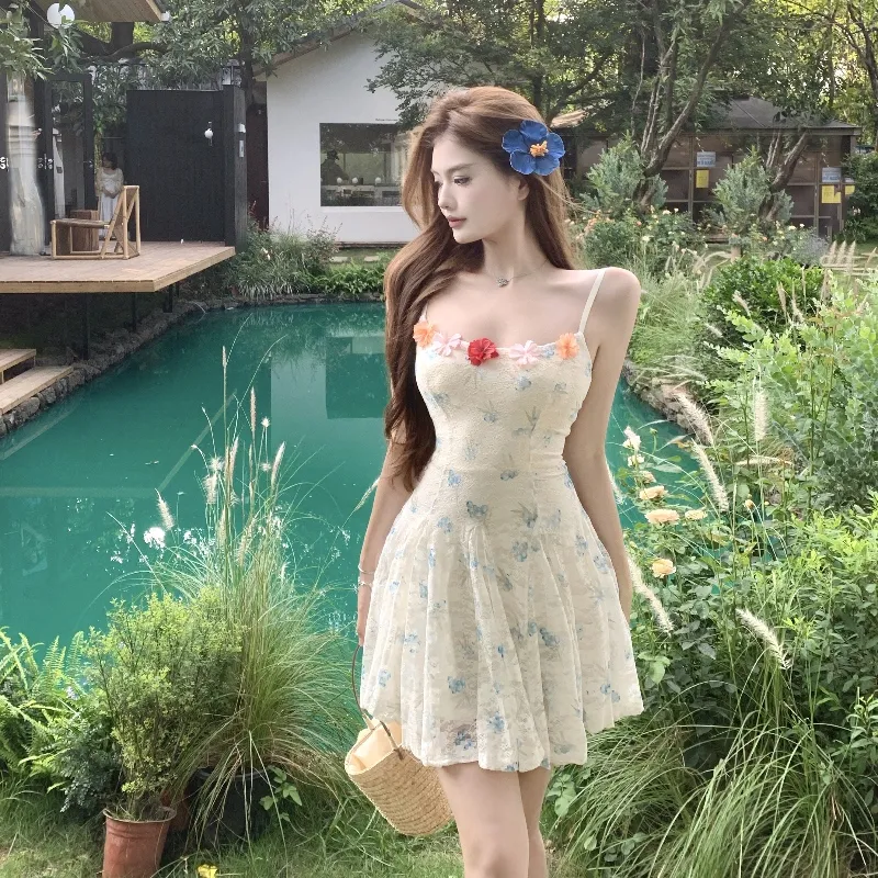 Mu Xiao Xin Slip Dresses Women's Orchid-3