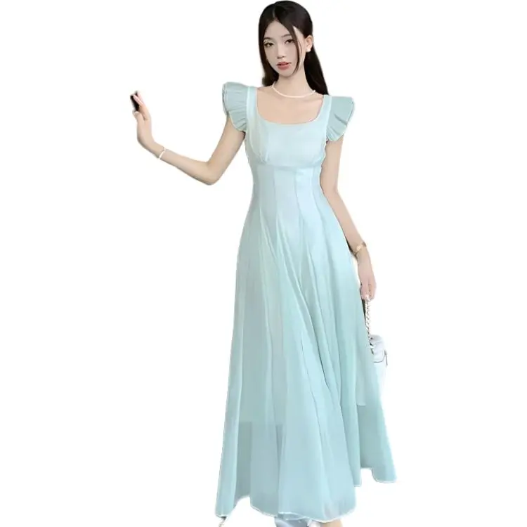 Mu Xiao Xin Short Sleeved Dress Women's-2