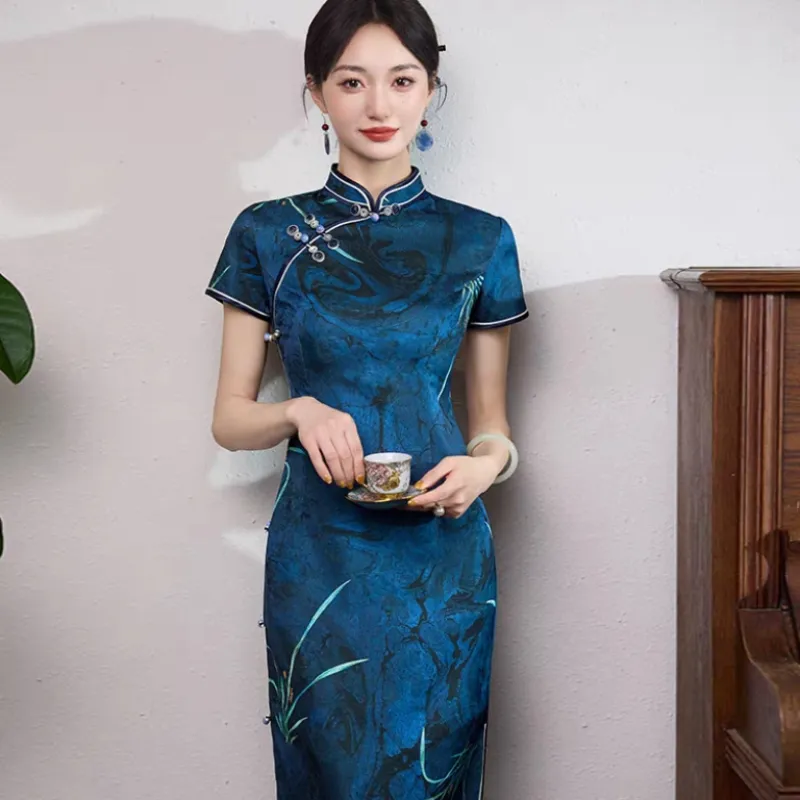 Mu Xiao Xin Short Sleeved Dress Women's-6