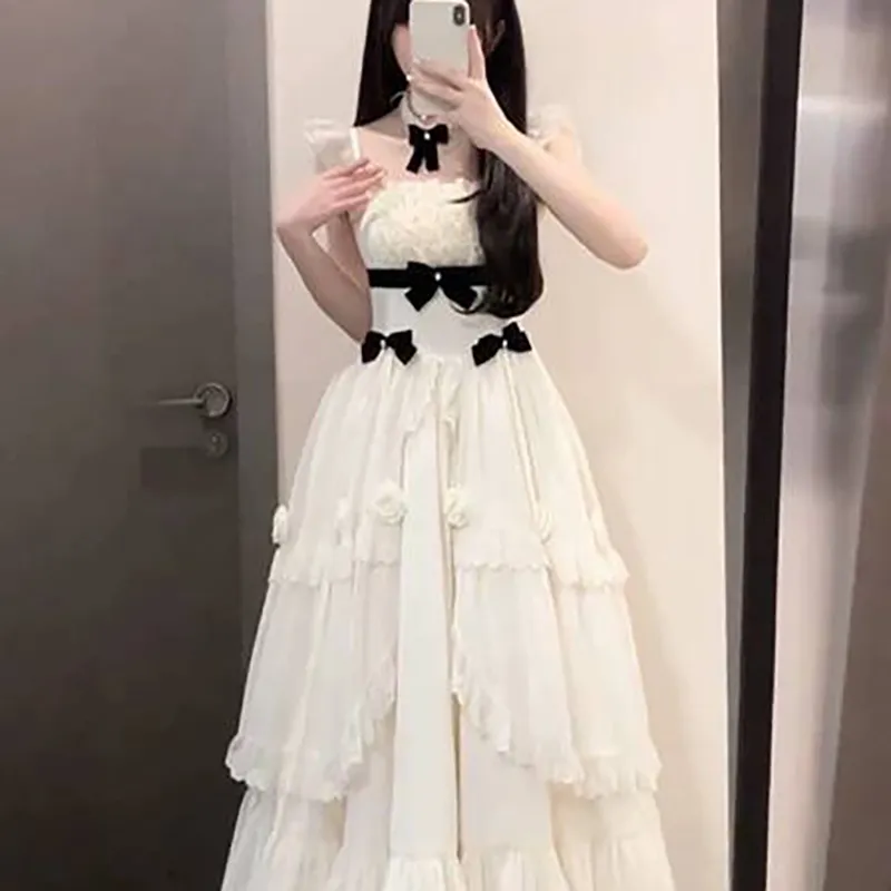 Mu Xiao Xin Short Sleeved Dress Women's-3