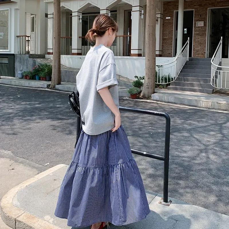 Mu Xiao Xin Two Piece Skirt Sets Women's-5