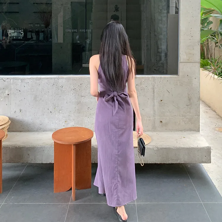 Mu Xiao Xin Sleeveless Dress Women's-6
