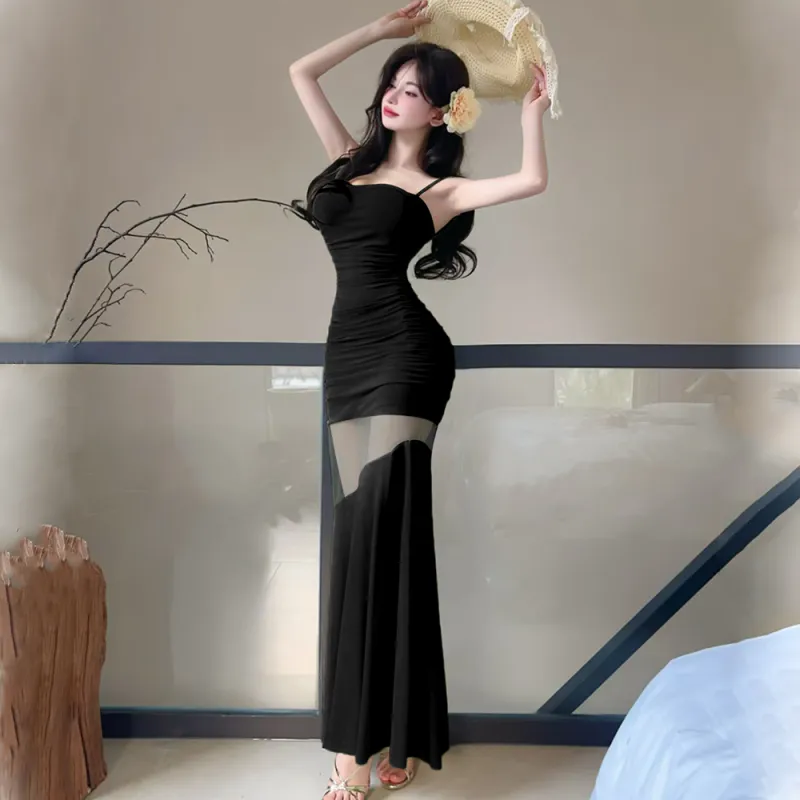 Mu Xiao Xin Slip Dresses Women's-5