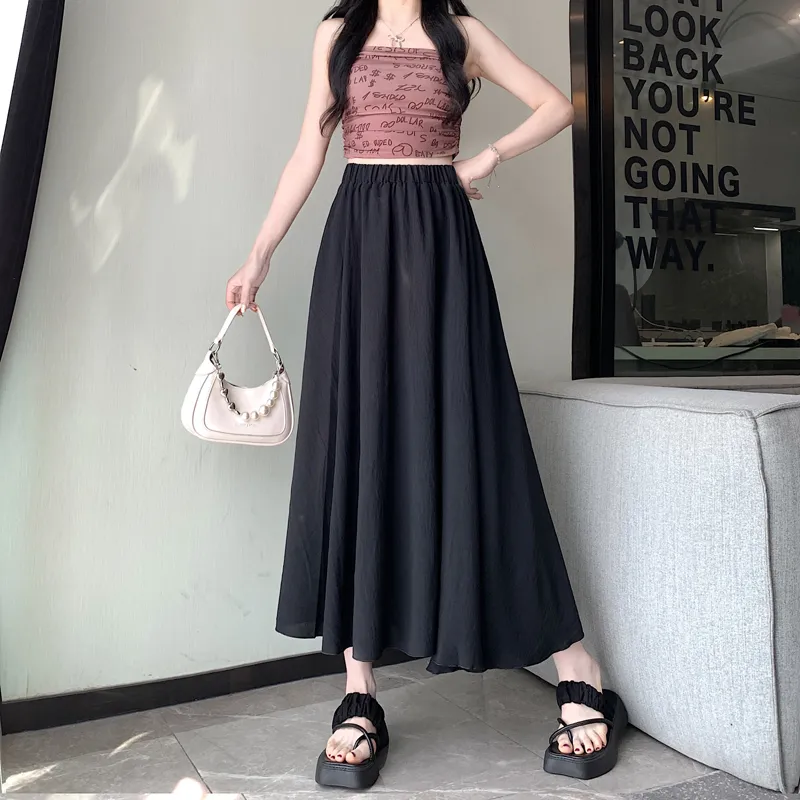 Mu Xiao Xin Casual Long Skirt Women's-4