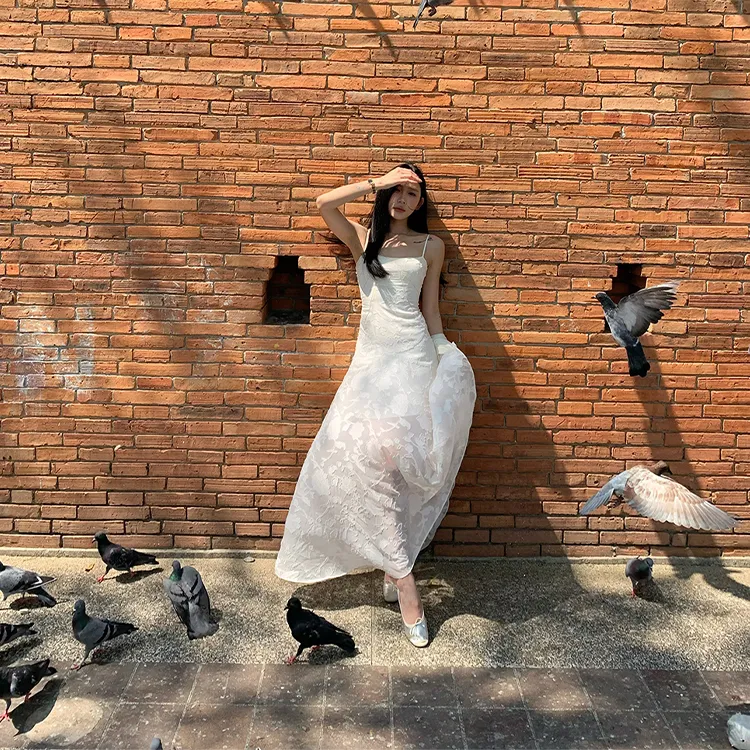Mu Xiao Xin Slip Dresses Women's-8