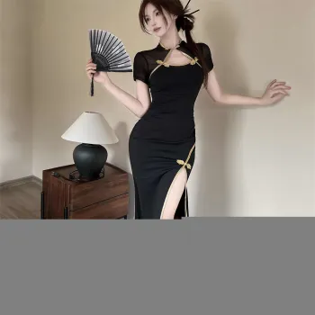 Mu Xiao Xin Short Sleeved Dress Women's