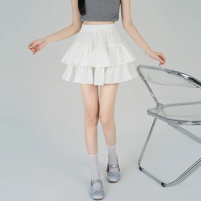 Mu Xiao Xin Casual Short Skirts Women's-4