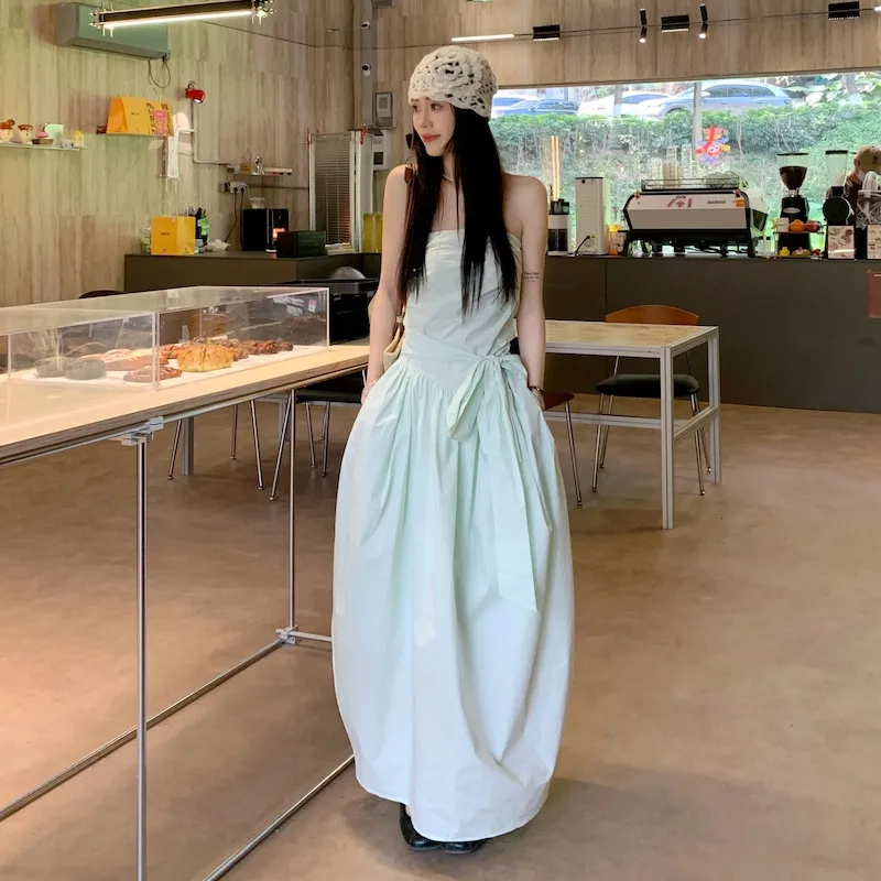 Mu Xiao Xin Sleeveless Dress Women's-3