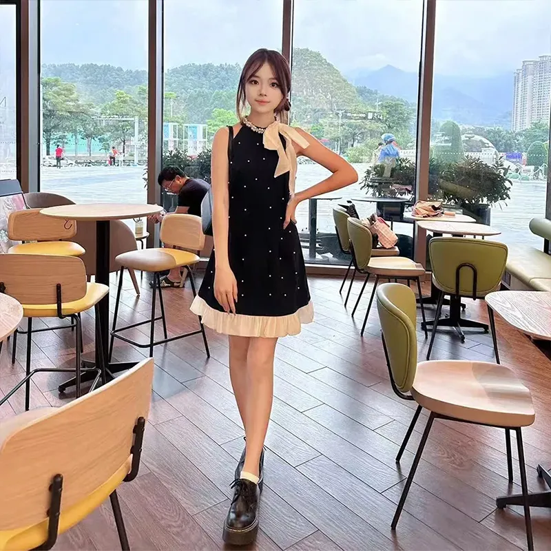 Mu Xiao Xin Sleeveless Dress Women's-3