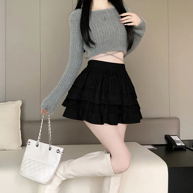 Mu Xiao Xin Casual Short Skirts Women's-7