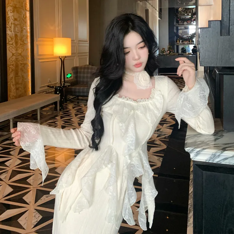 Mu Xiao Xin Two Piece Skirt Sets Women's-3