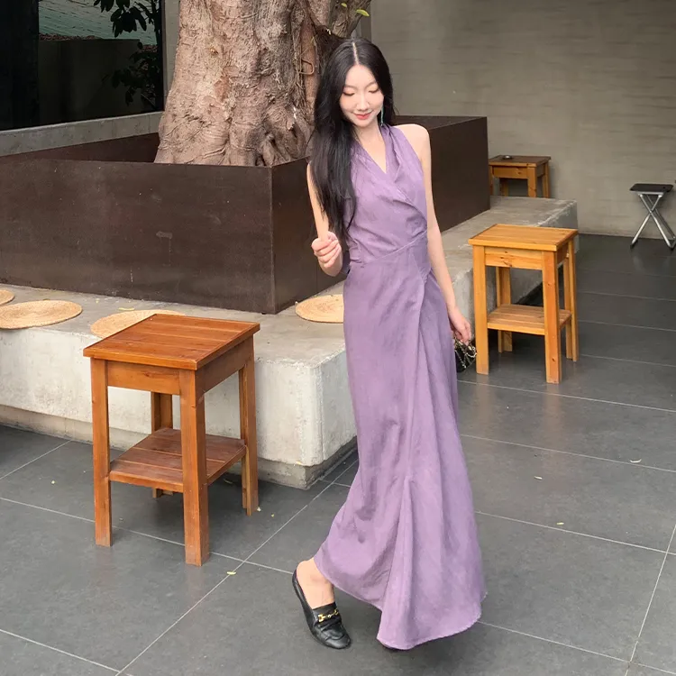 Mu Xiao Xin Sleeveless Dress Women's-5