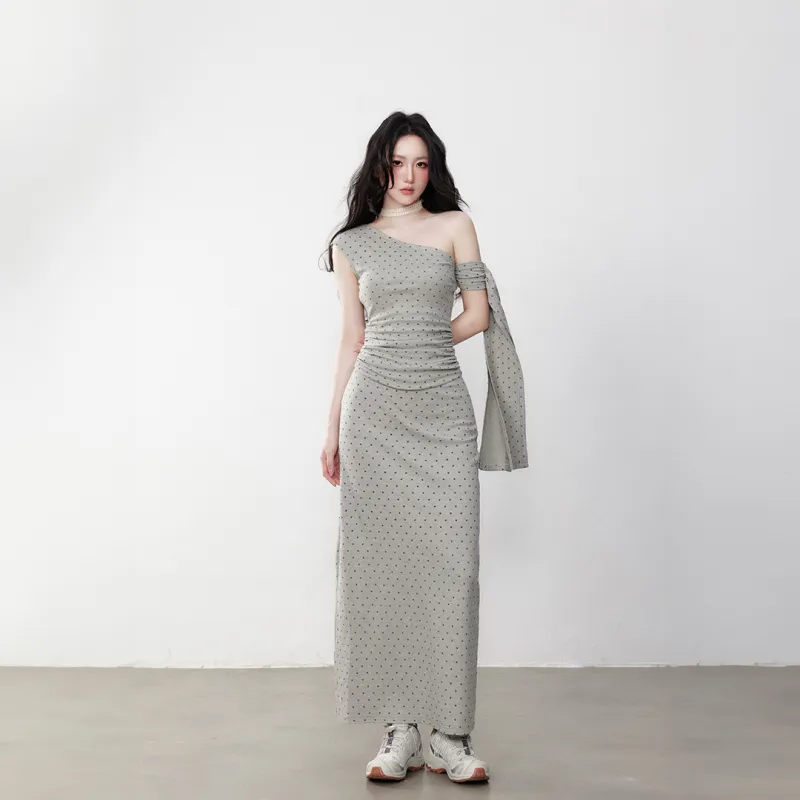Mu Xiao Xin Short Sleeved Dress Women's-3